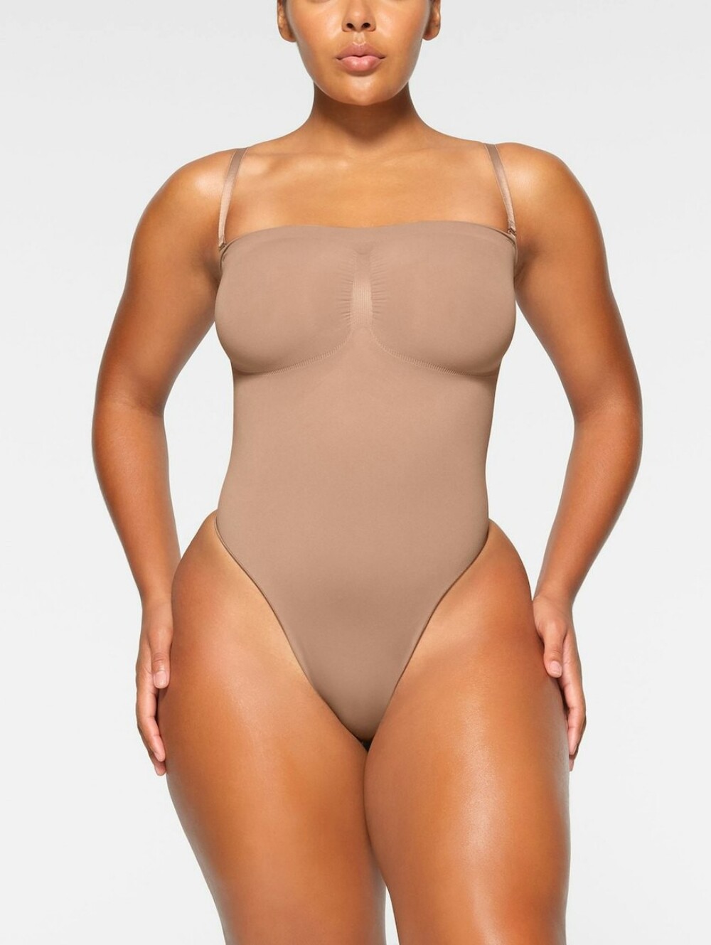 Skims Seamless Sculpt Strapless Thong Bodysuit